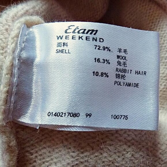 Wool-Rabbit Hair Blend Sweater in Pretty Pastel Colors Gradients - Picture 6 of 6